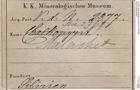 Etiketten zu Malachit (NHMW-MIN-Aa2767)